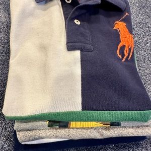 Boys size 8 Ralph Lauren Polo and Tee’s